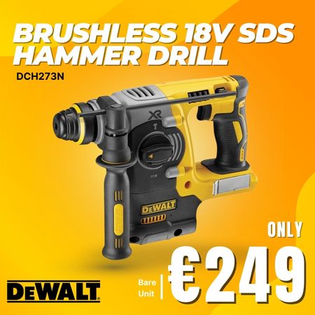 Dewalt, Hammer Drill,SDS,18v Brushless, Power Tool, Cordless tool, JoeMckenna, Hardware ,Limerick, Ireland